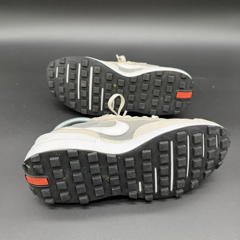 Nike Waffle One Shoes Summit White Gray Black Size 3.5Y Women's size 5